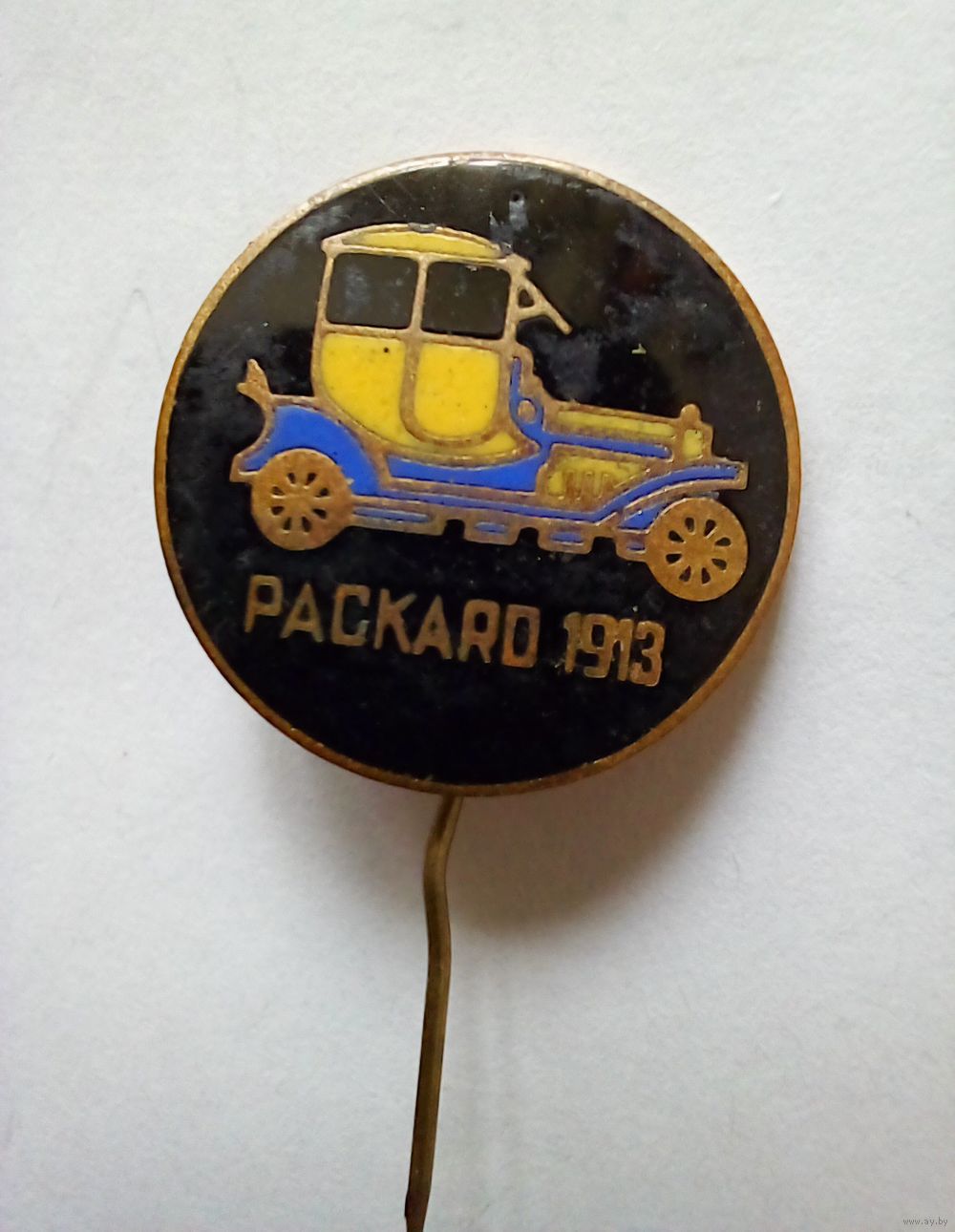 Значок PACKARD 1913 Тяжмет,эмаль. Купить в Волковыске — Автомобильный  транспорт Ay.by. Лот 5035344188