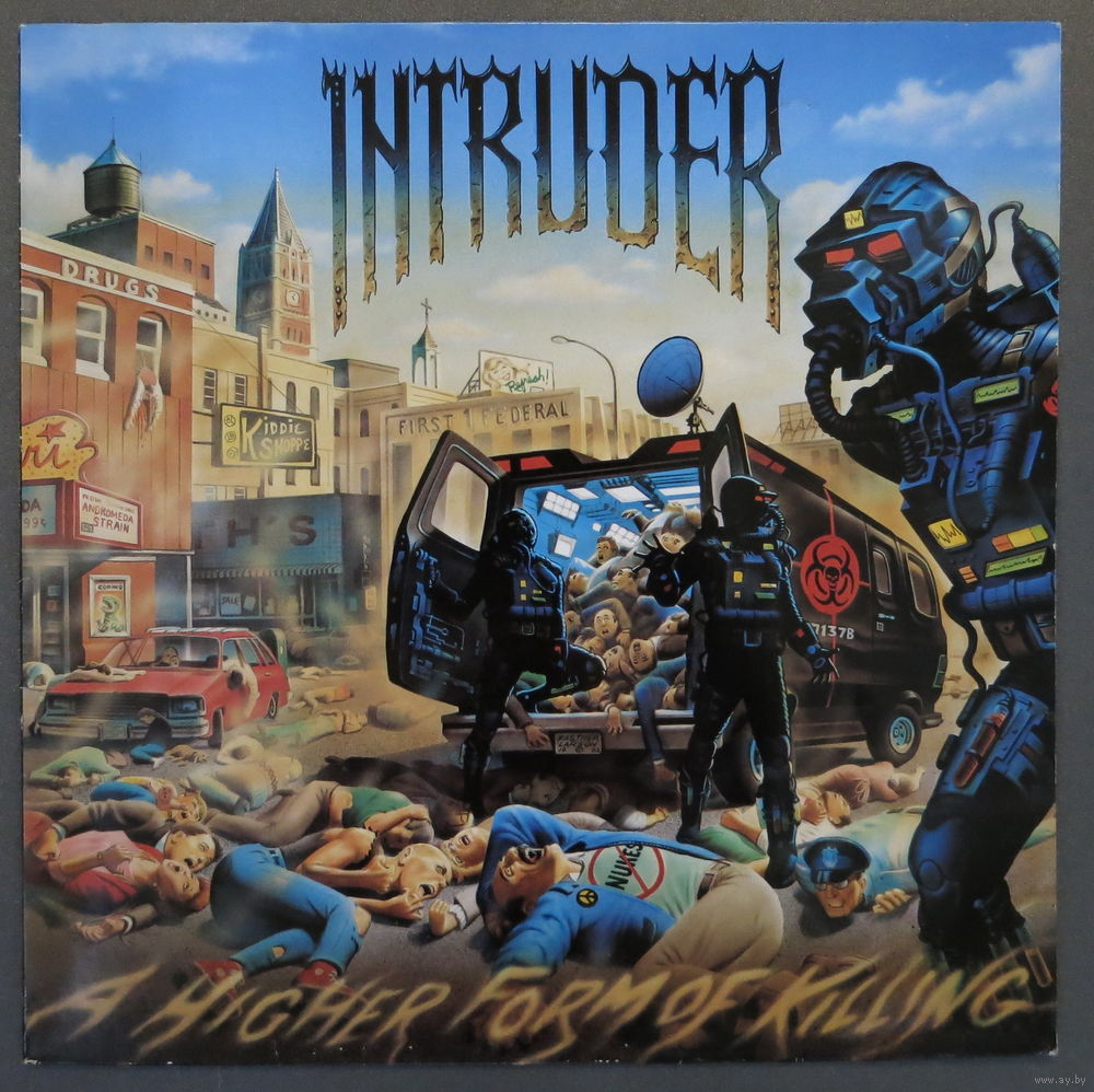 Intruder. A Higher Form Of Killing. Roadracer Records, LP. Купить в Минске  — Музыка Ay.by. Лот 5019427228